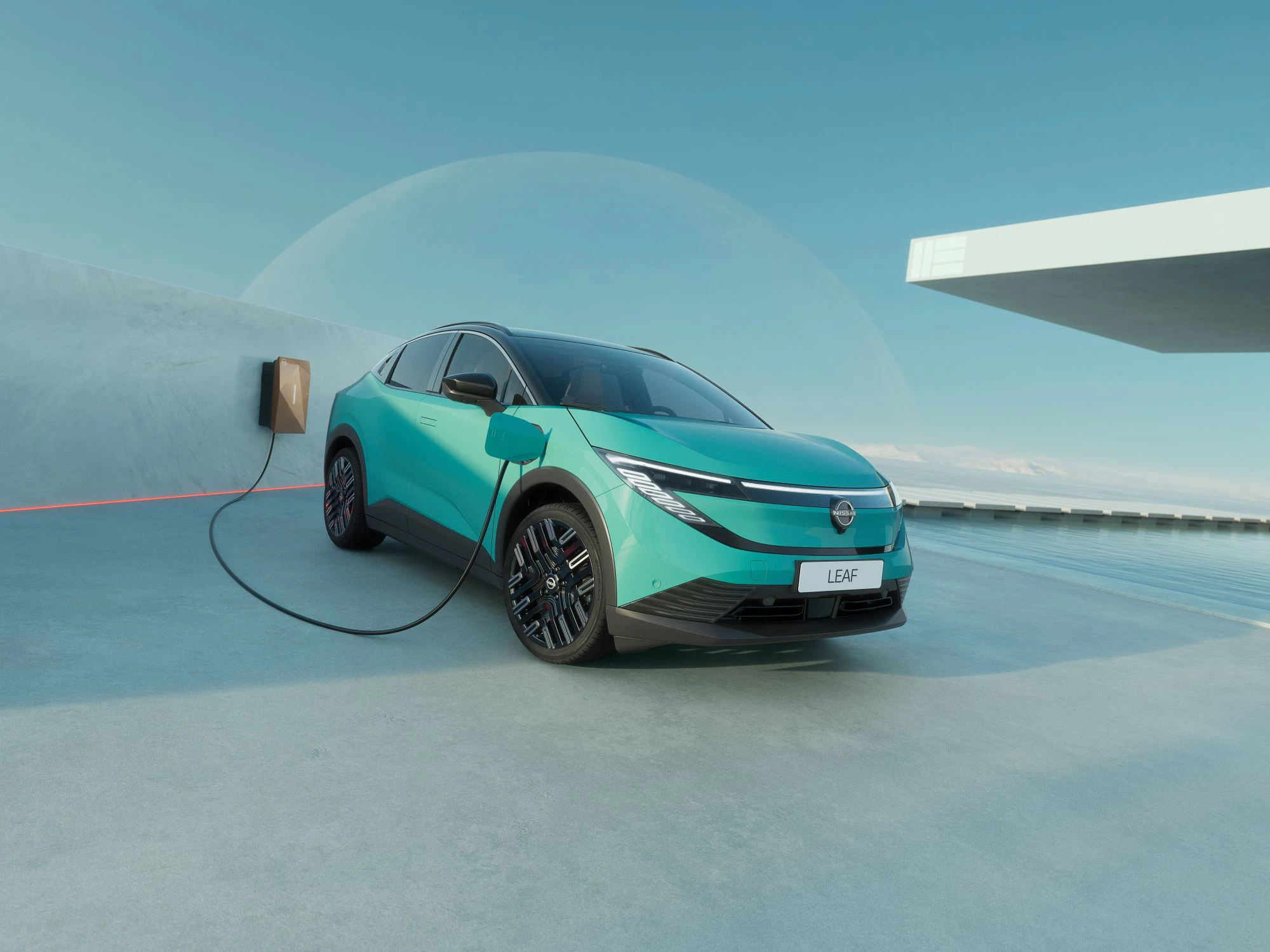 Nissan LEAF 2025 Opladning Skraa