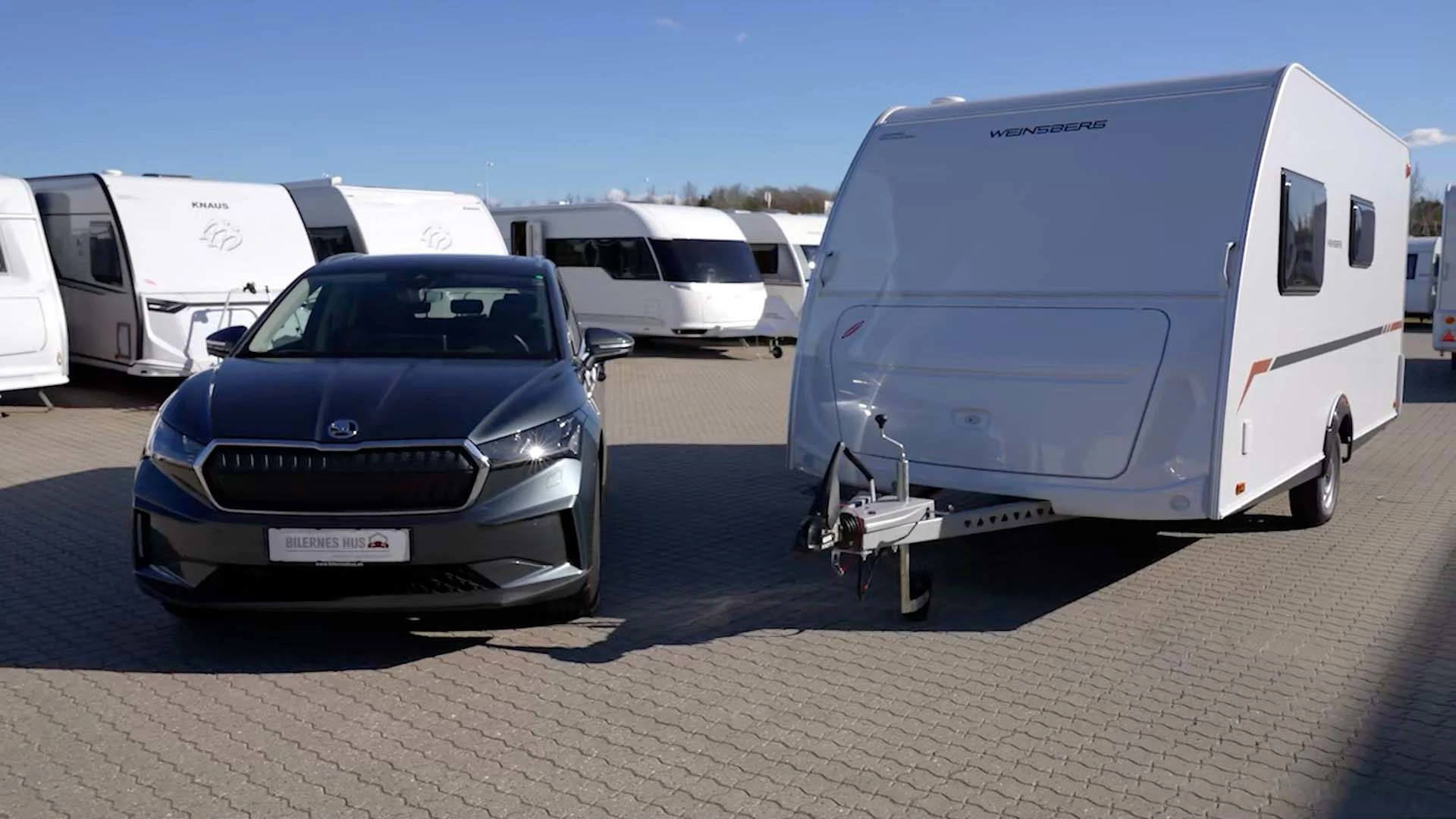 Bilguiden Campingtest Enyaq Og Campingvogn