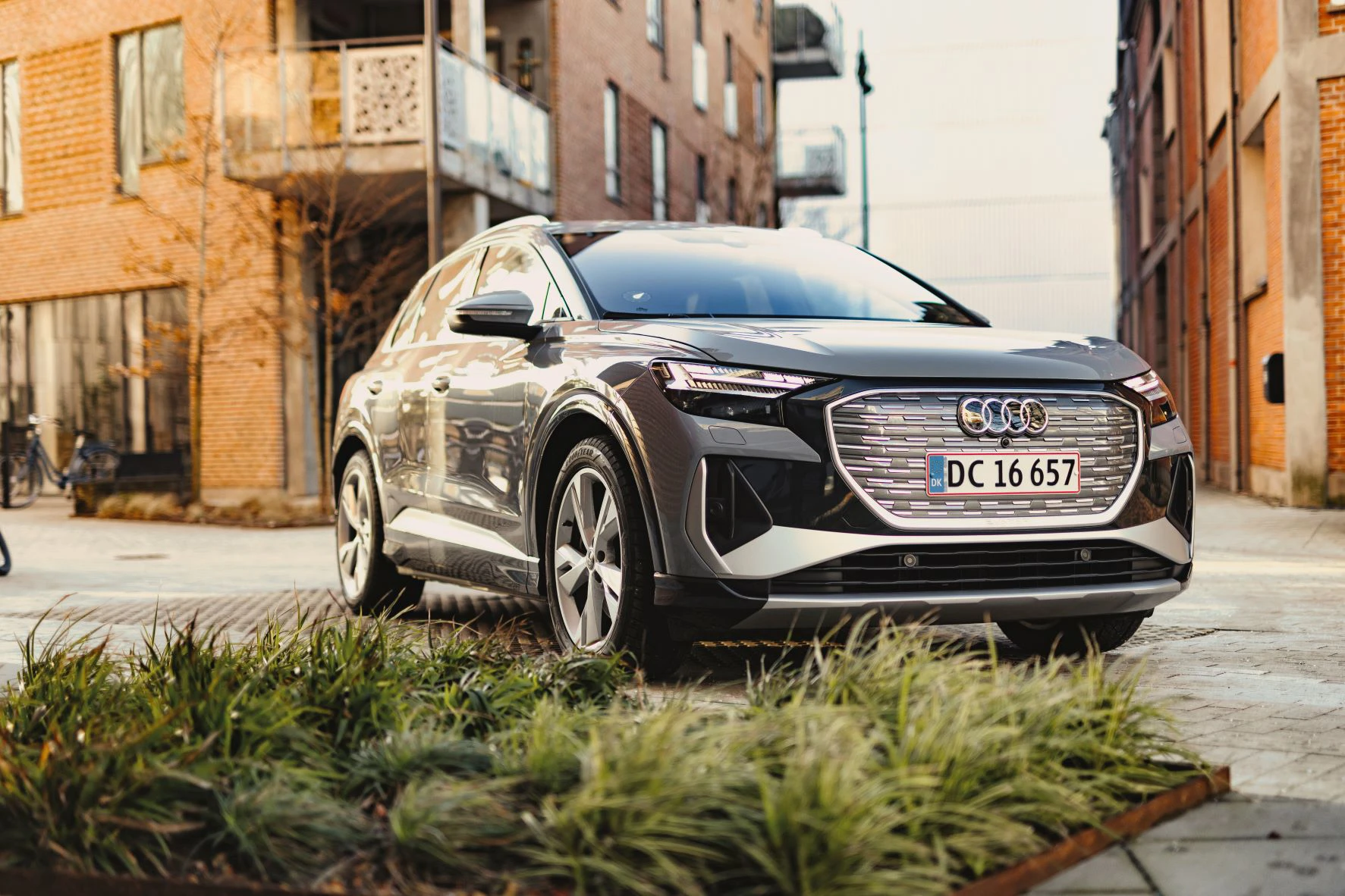 Audi Q4 E Tron Taet Forfra