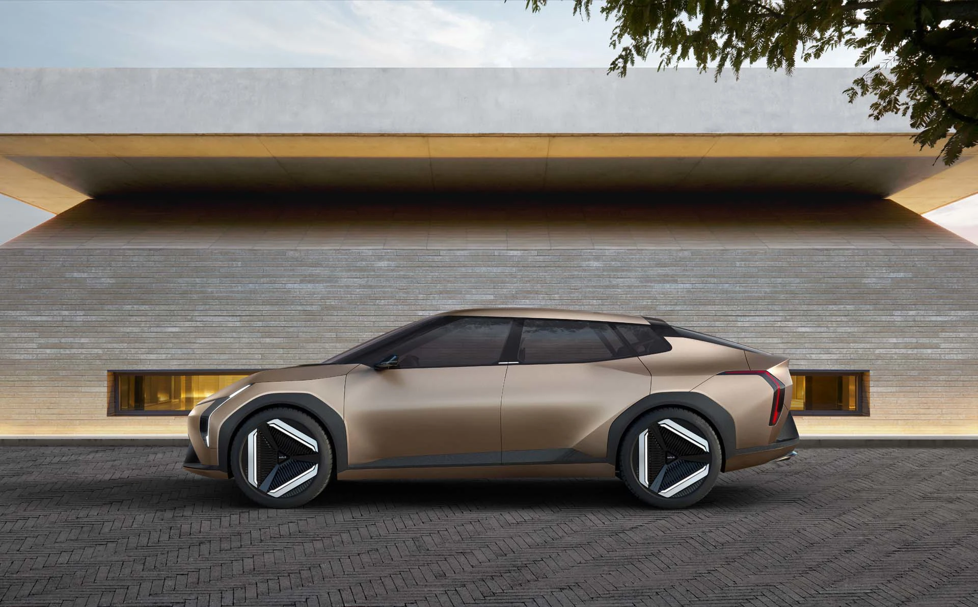 Kia EV4 Koncept Fra Siden