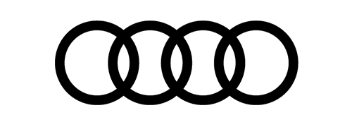 Audi Logo SORT U Navn