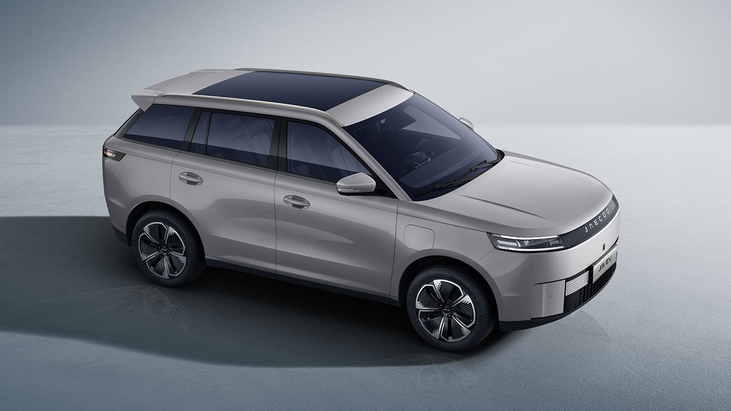 Jaecoo J5 EV 2026 Skraa Oppe