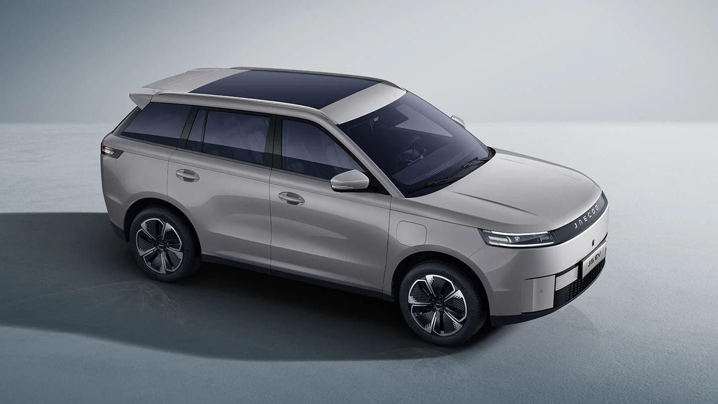 Jaecoo J5 EV 2026 Skraa Oppe