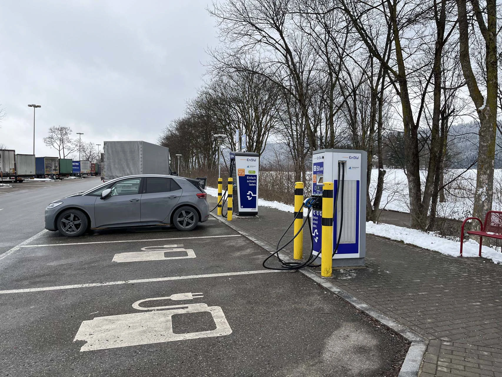Elbil Og Skiferie Lars Opladning Enbw Vw Id 4