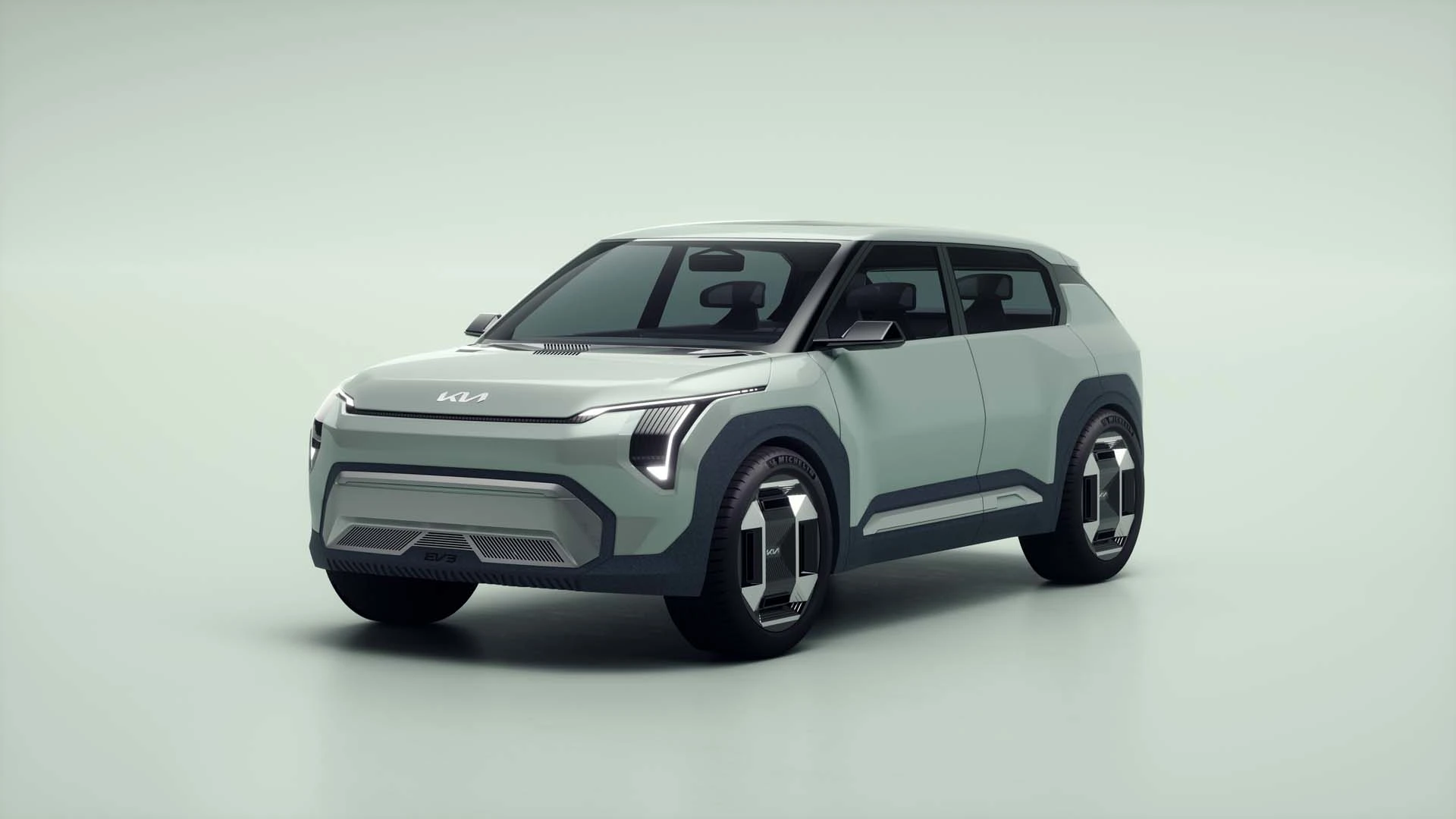 Kia EV3 Koncept Skraa Forfra